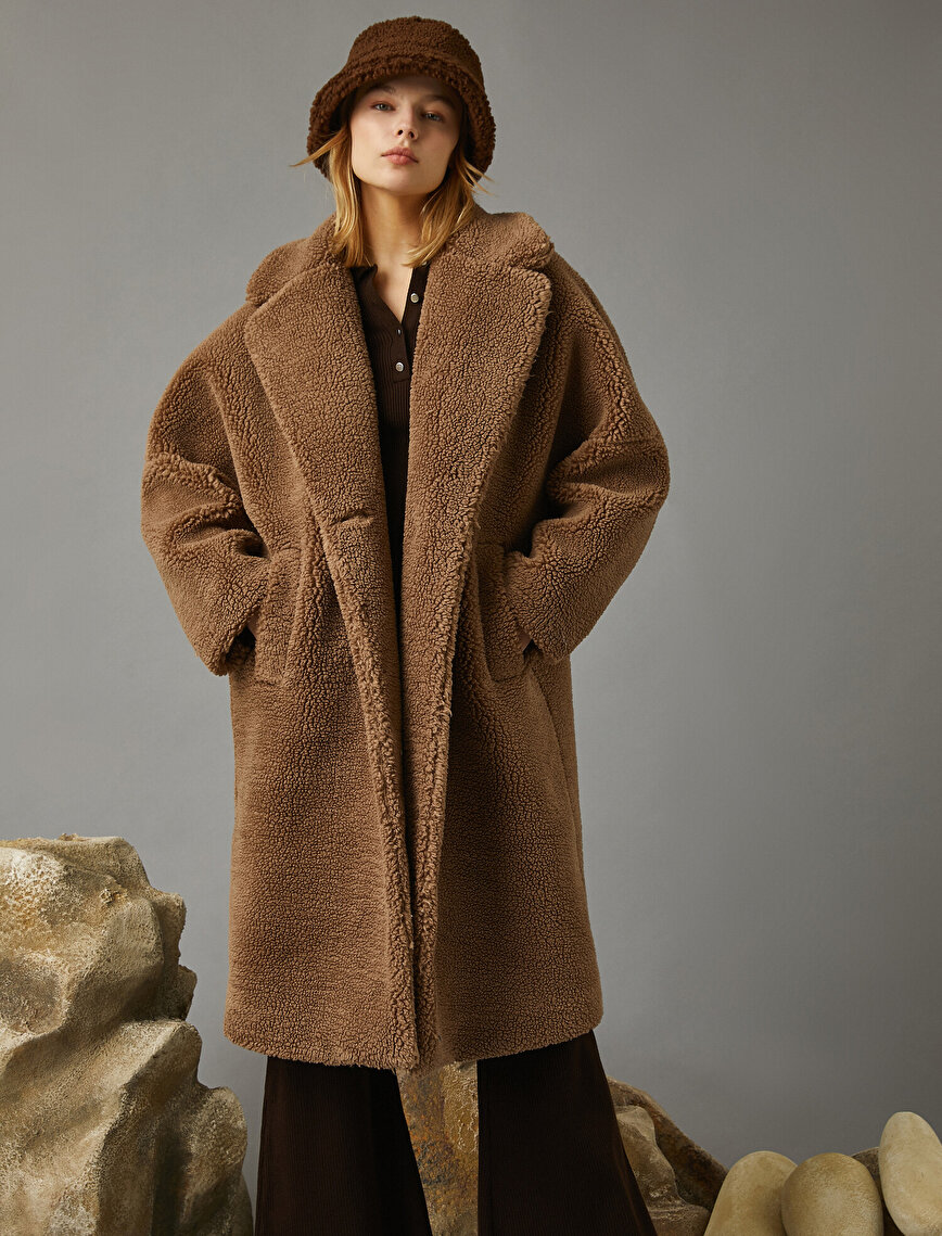 Long Oversize Teddy Coat