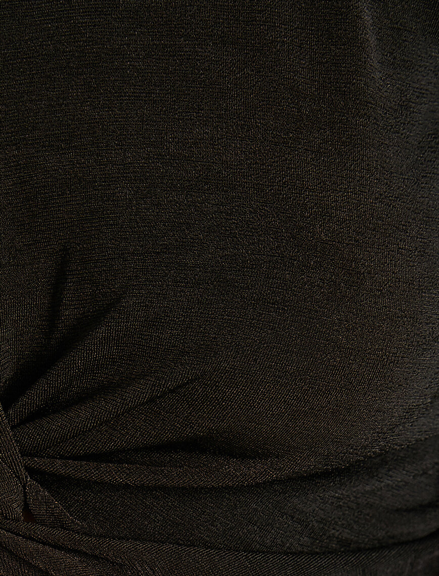 Back Detailed T-Shirt Long Sleeve