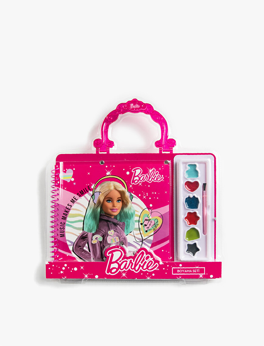 Barbie Lisanslı Çantalı Sulu Boya Seti