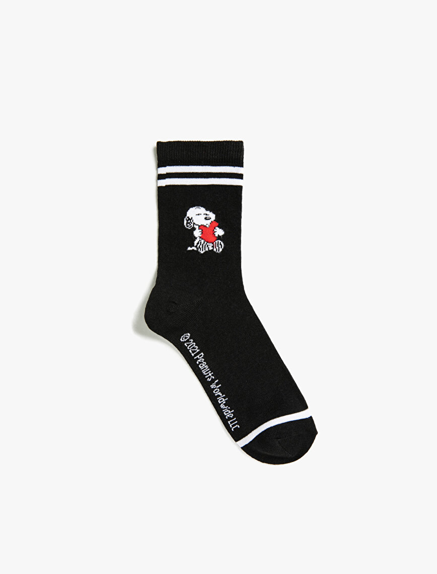 Snoopy Lisanslı Kadın Çorap