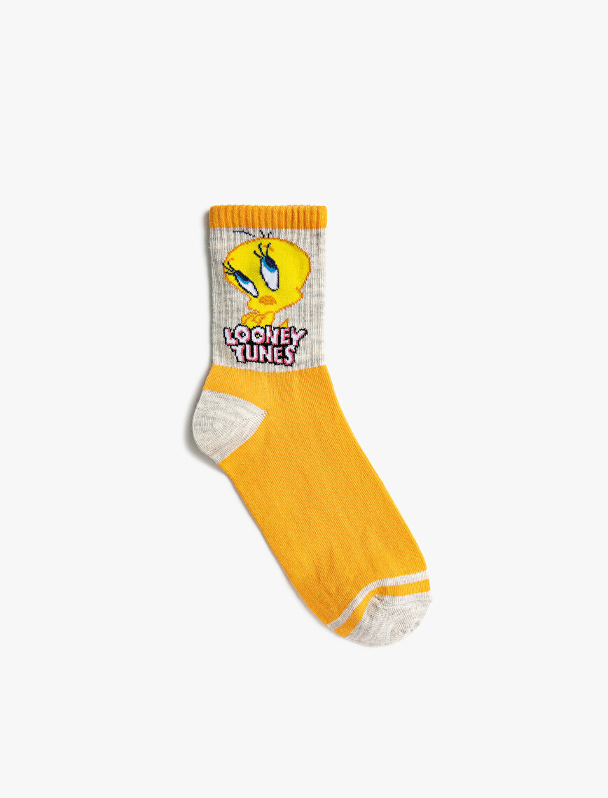 Tweety Lisanslı Çorap