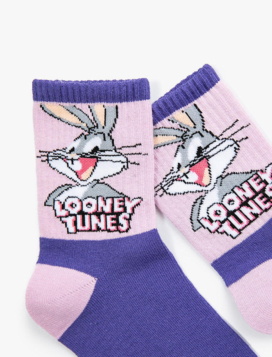 Bugs Bunny Lisanlı Çorap