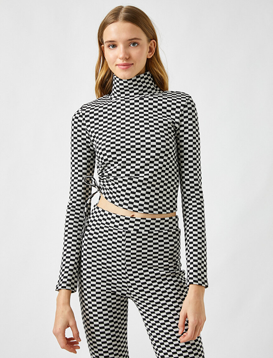 Patterned Long Sleeve T-Shirt