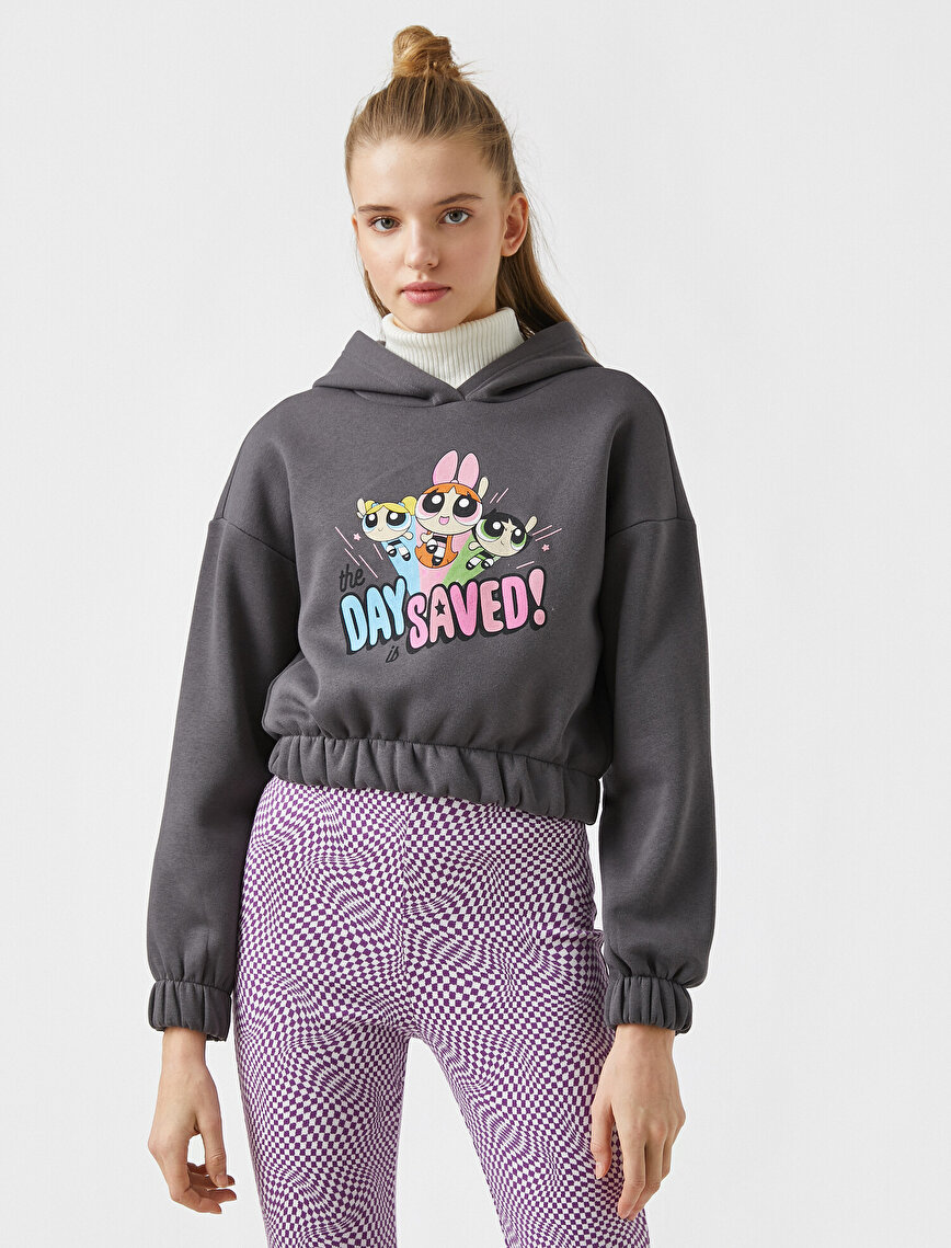 Powerpuff Girls Licensed Hoodie Printed Sweatshirt