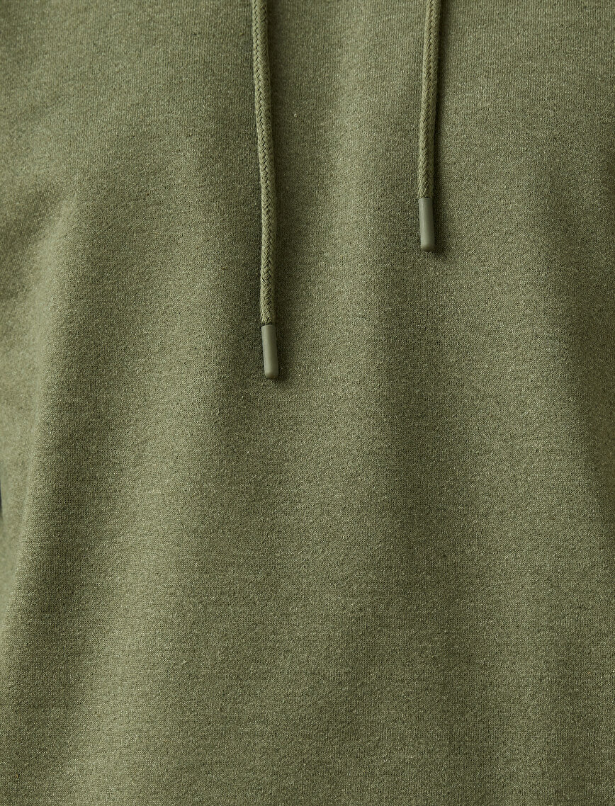 Basic Kapüşonlu Sweatshirt