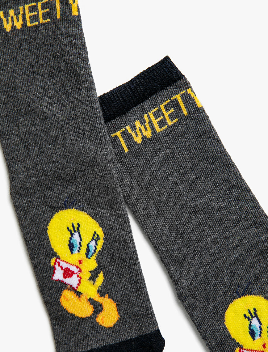 Tweety Lisanslı Çorap