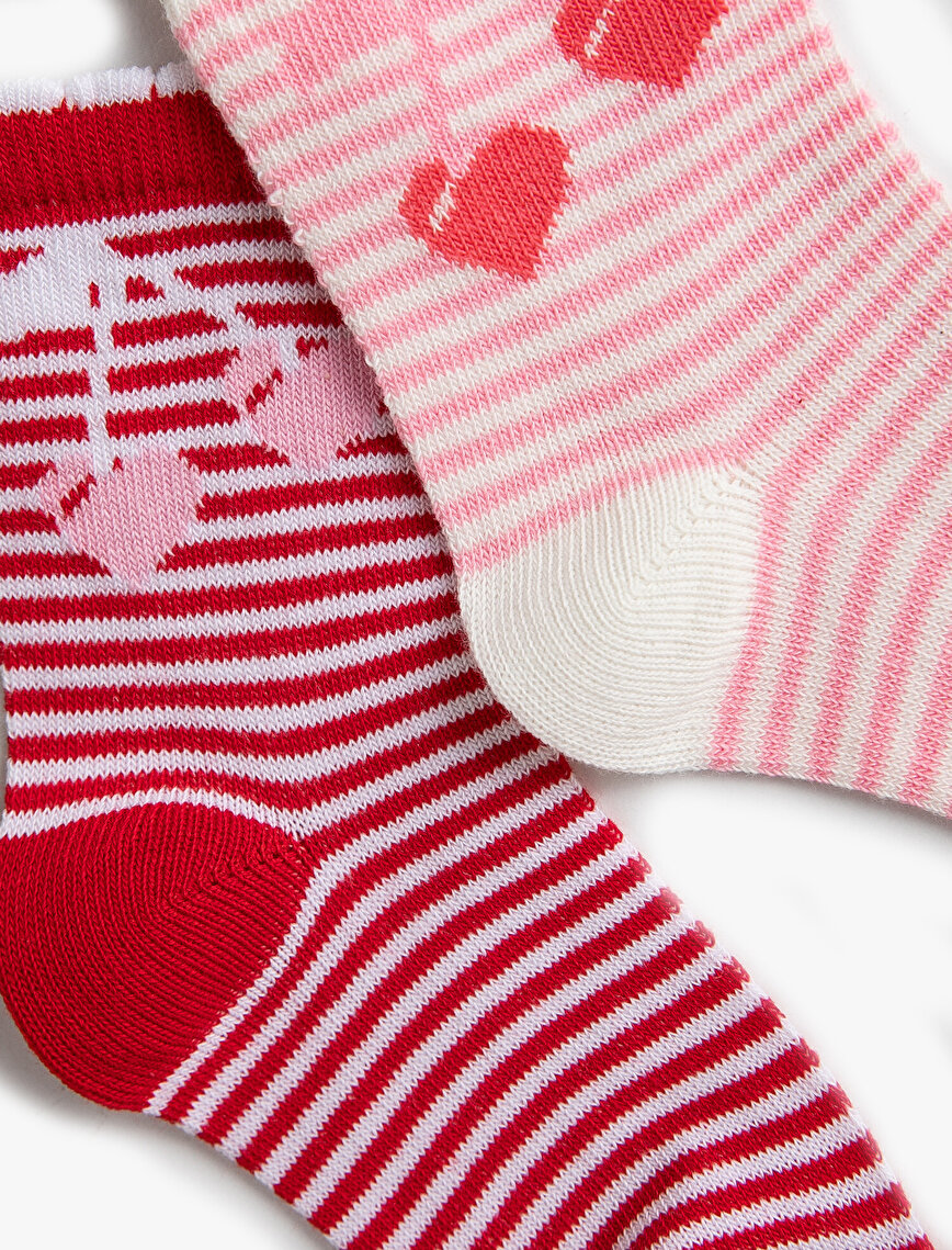 Striped Girls Socks Set