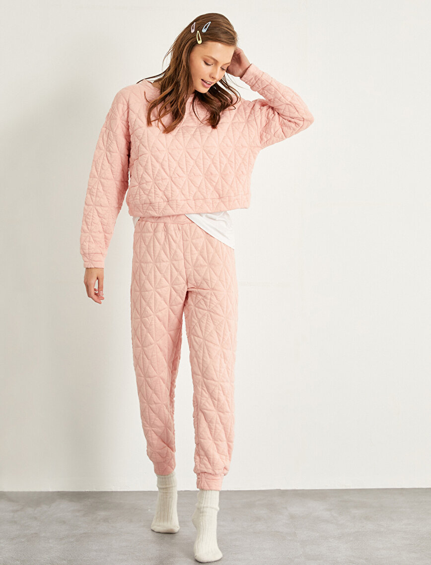 Quilted Jogger Pyjamas Bottom