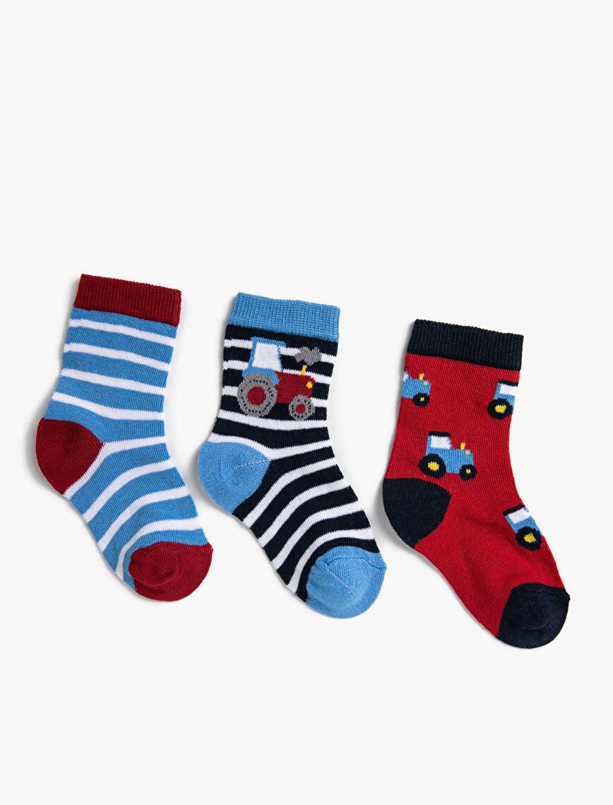 Printed Babyboy Socks Set