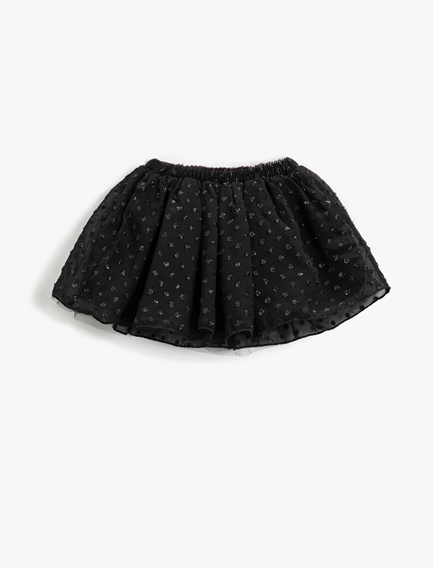 Tulled Glitter Dotted Skirt