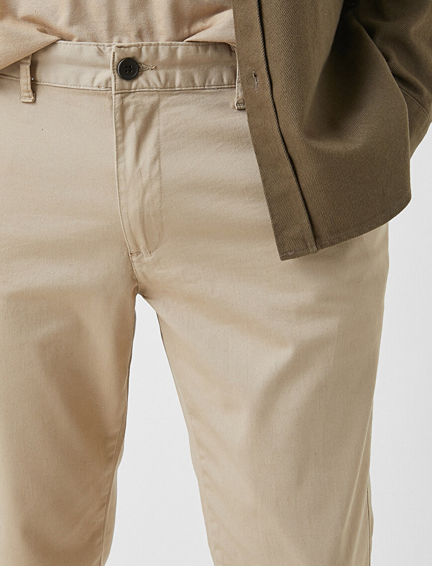Basic Slim Fit Chino Pantolon