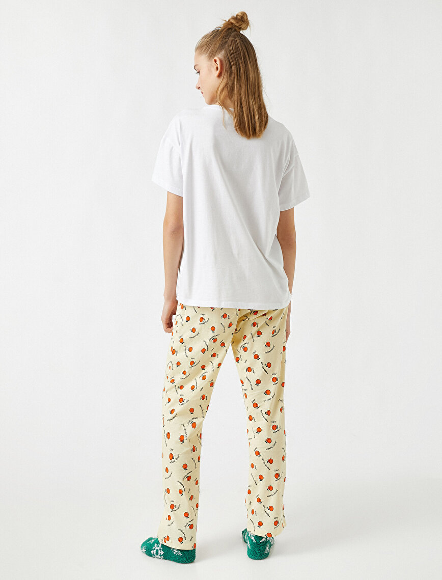 Printed Cotton Pyjamas Set
