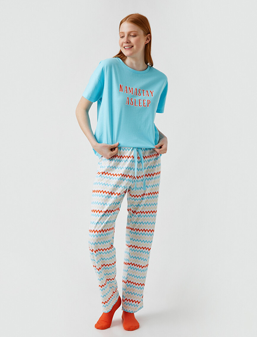 Cotton Short Sleeve Pyjamas Set