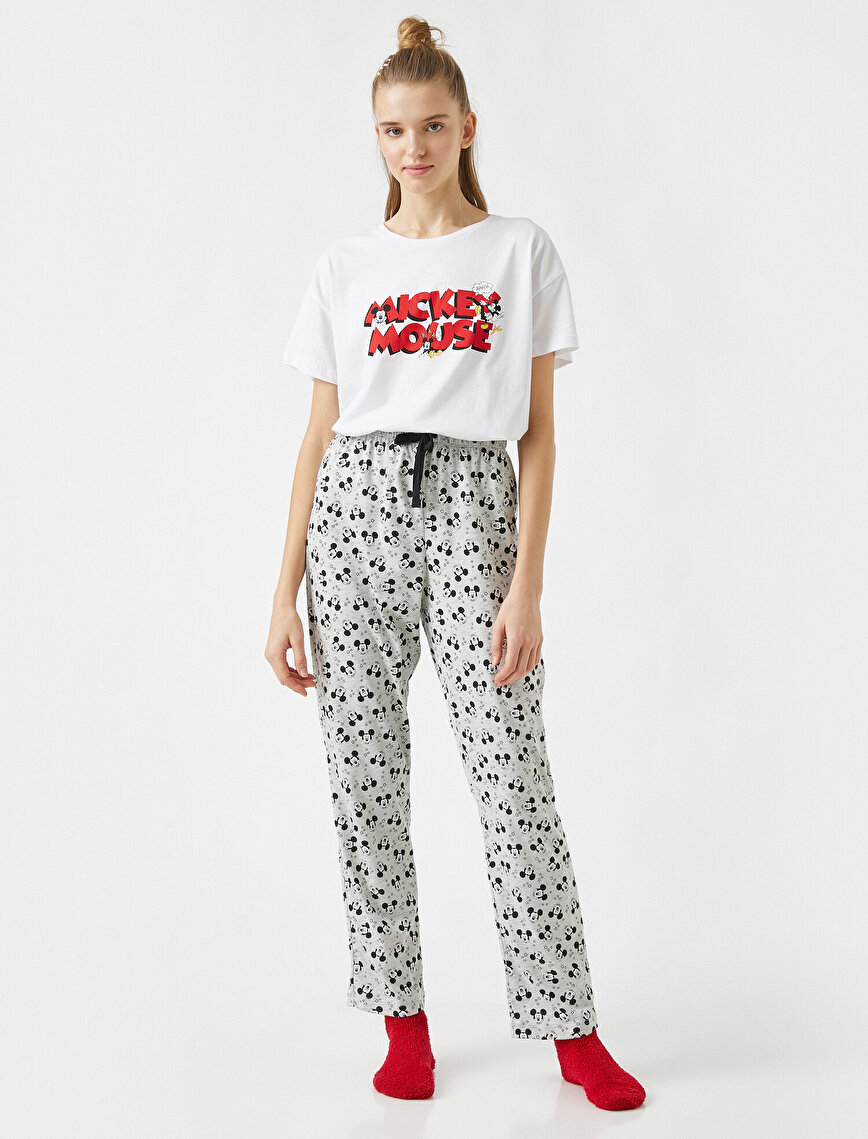 Mickey Mouse Licensed Cotton Pyjamas Set