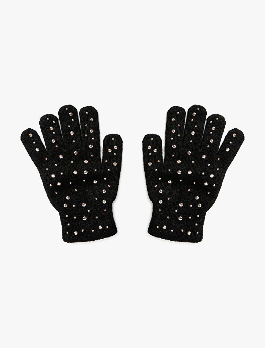 Beads Detail Gloves