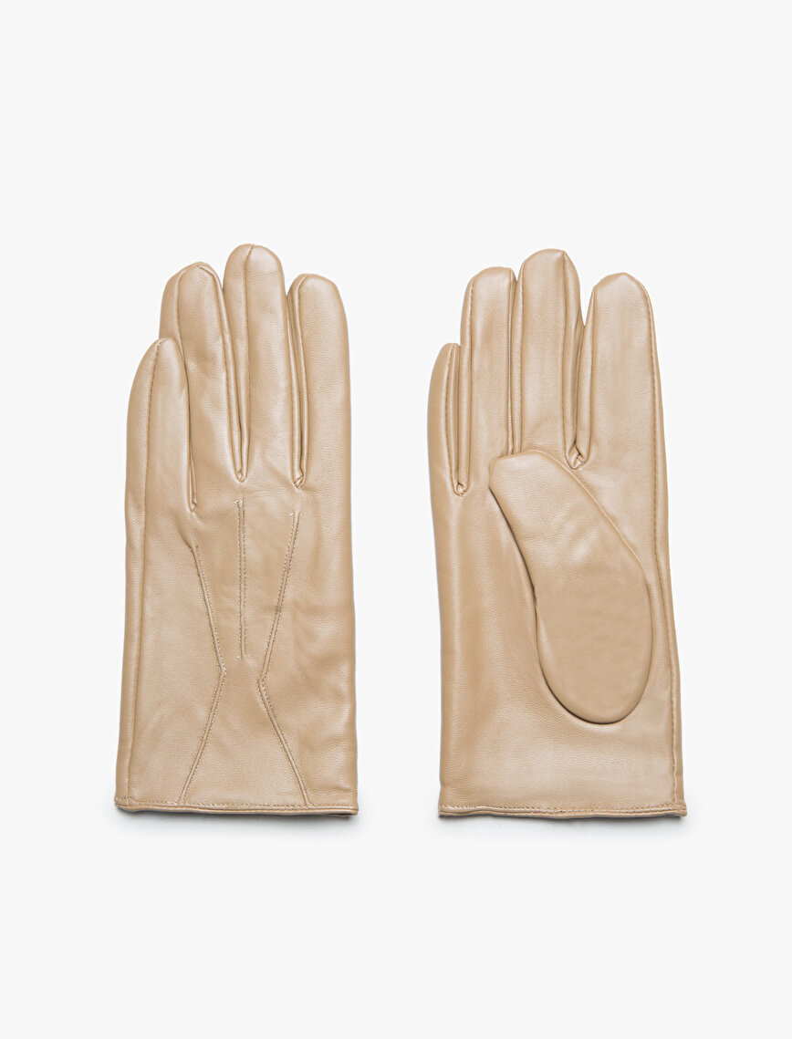 Leather Look Glove