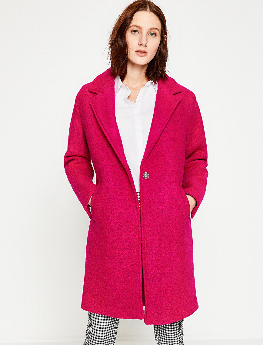 fuschia coat