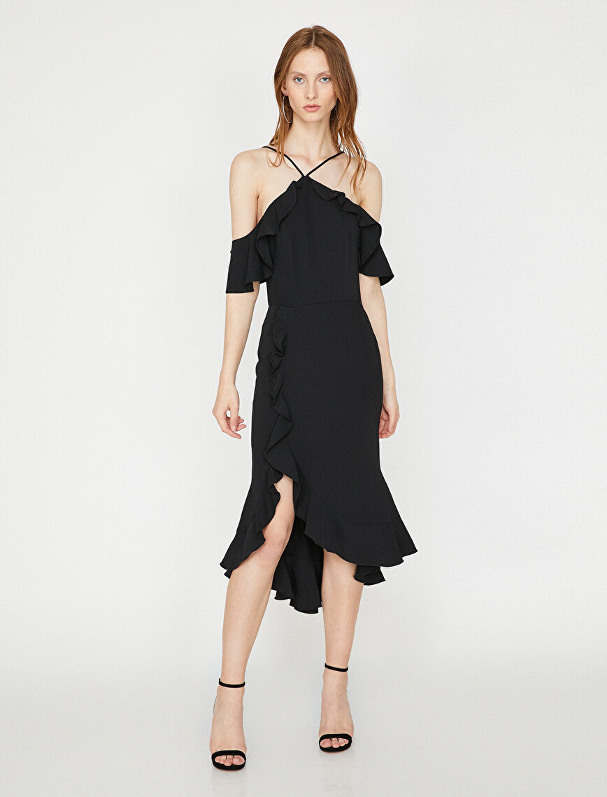 Siyah Bayan Zeynep Tosun For Koton Elbise 8YAK84320ZW999