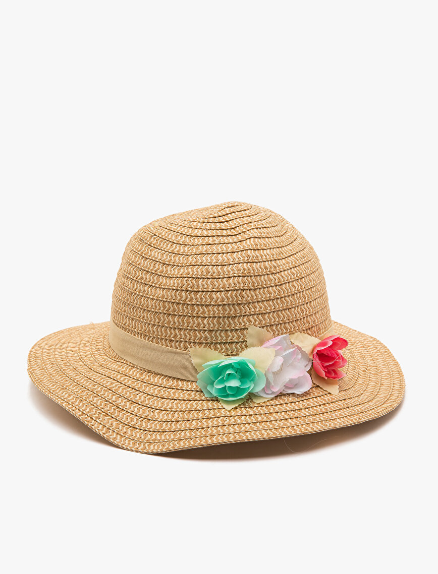 Çiçekli Şapka