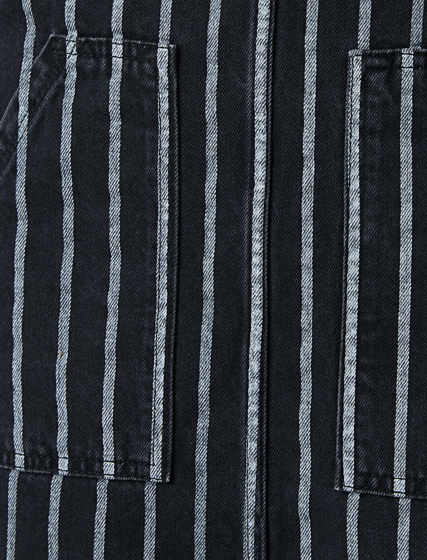 Striped Jean Dress