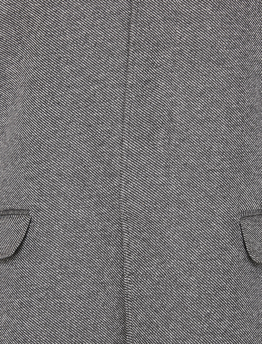 Zipper Detailed Blazer Jacket