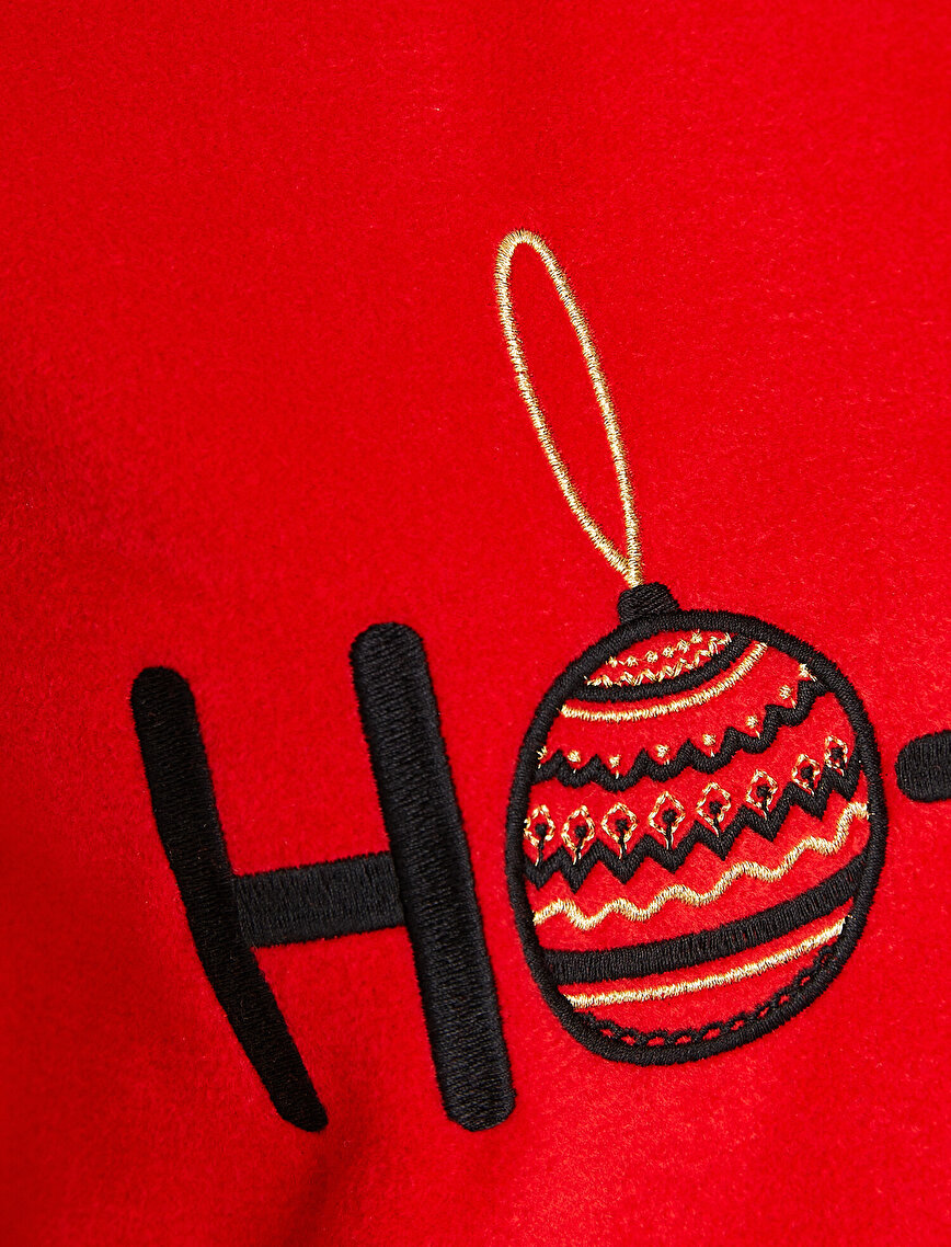 Christmas Detailed Pyjama Top
