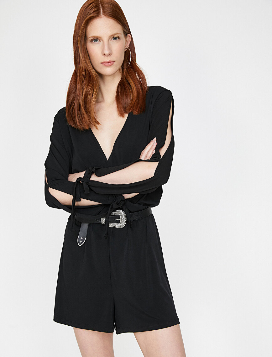 Sleeve Detailed Jumpsuits
