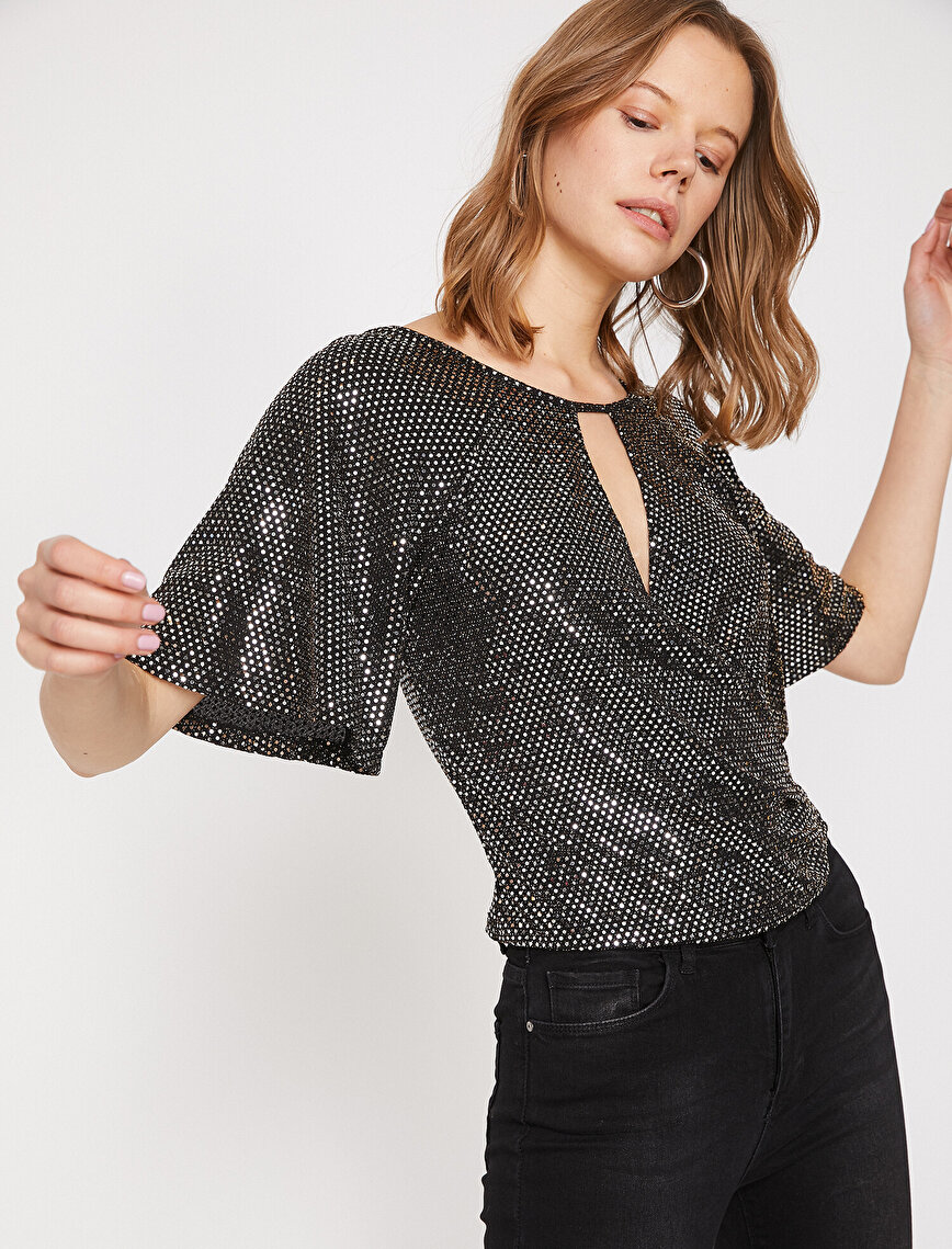Sequin Detailed Blouse