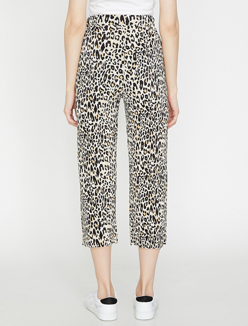 Leopard Patterned Trousers