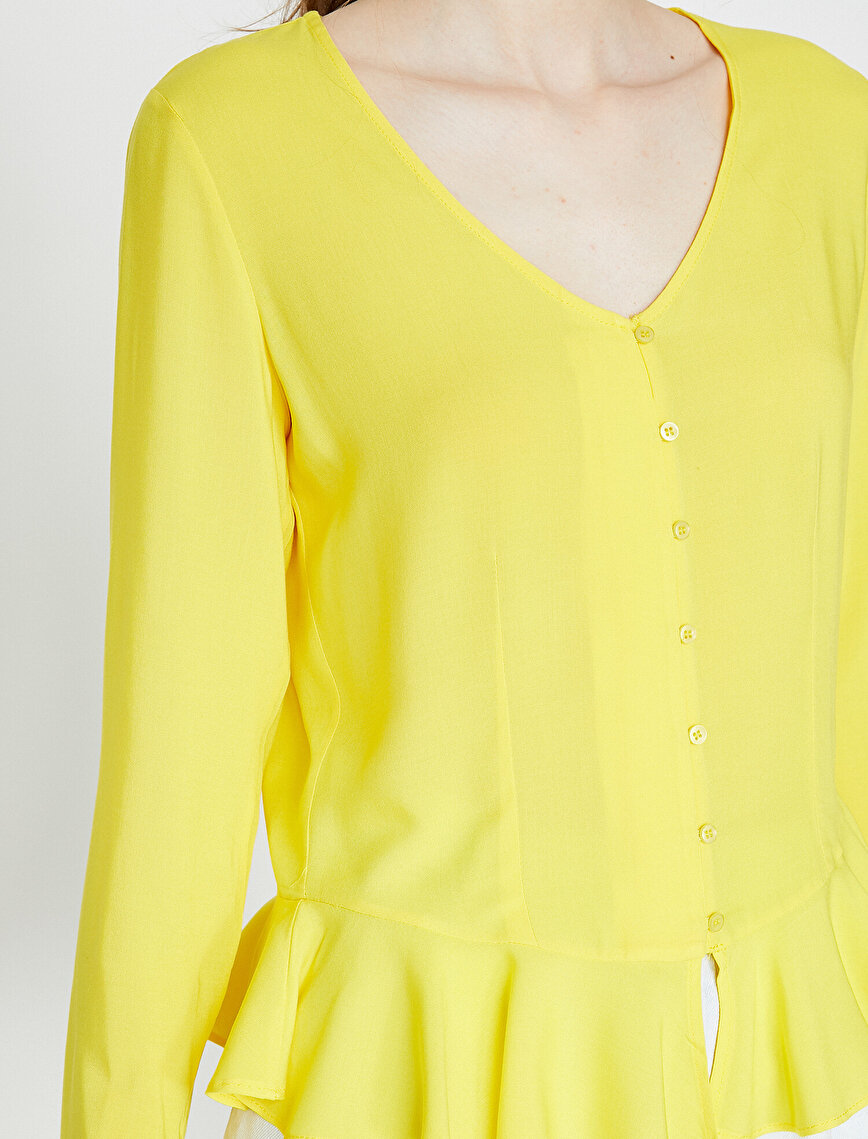 Button Detailed Blouse