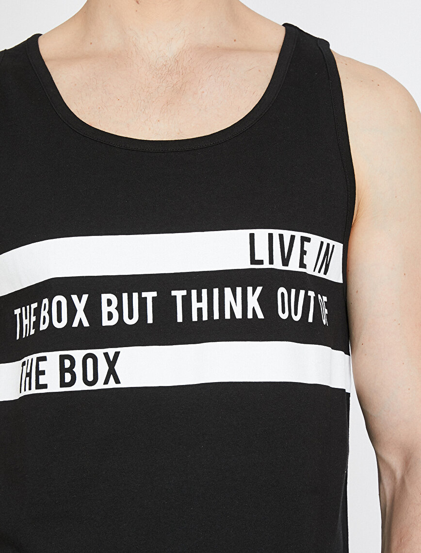 Letter Printed Tank Top 