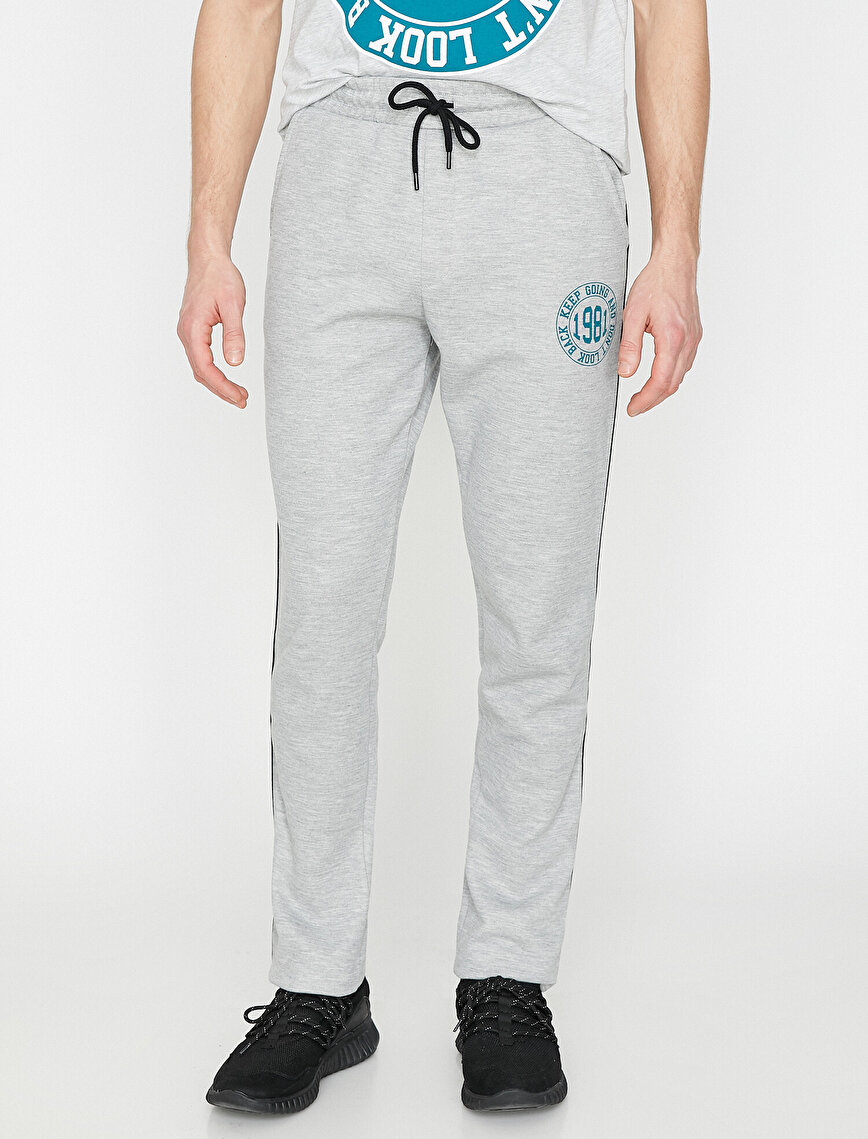 jogging pants gray