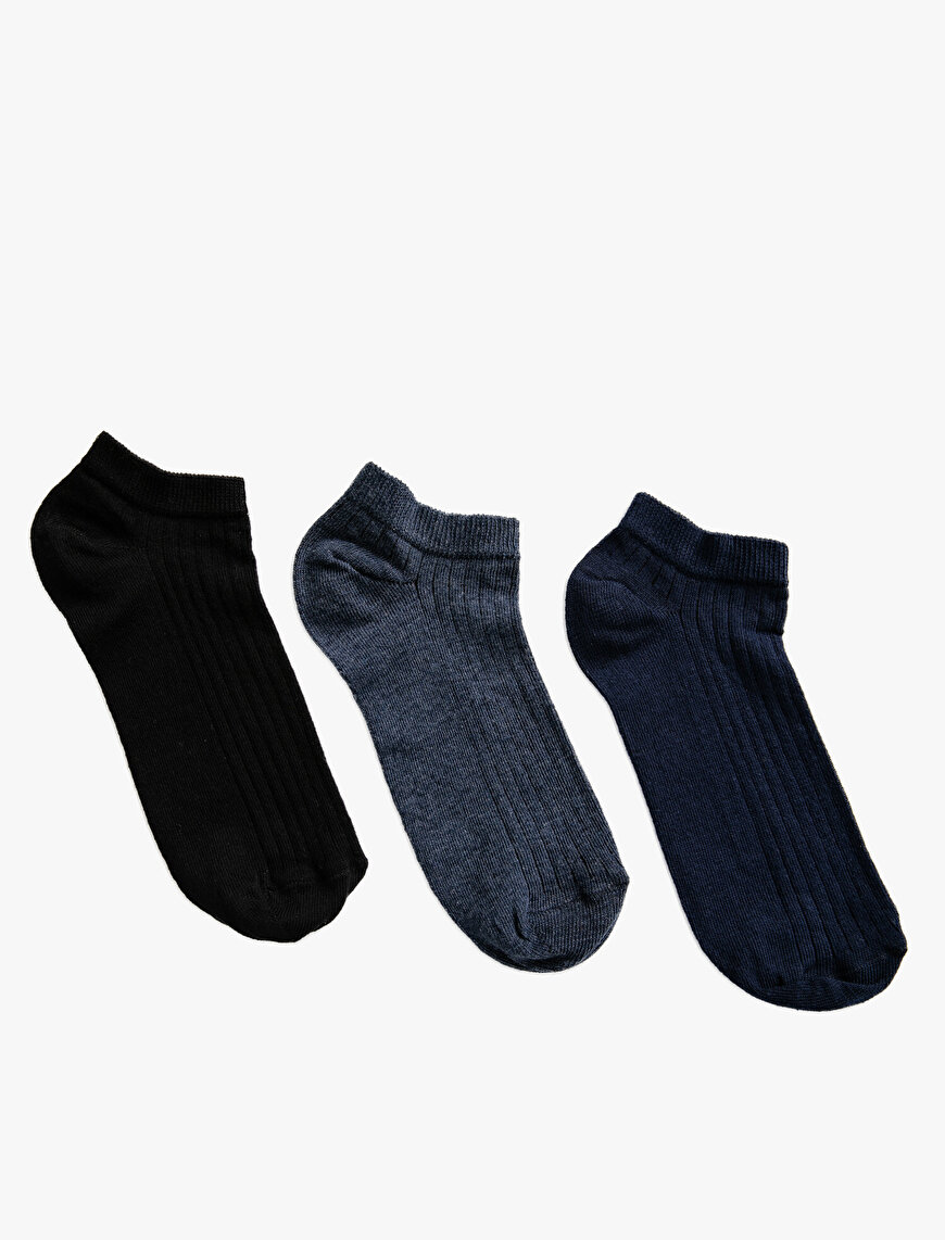 Erkek 3'lü Basic Çorap Seti