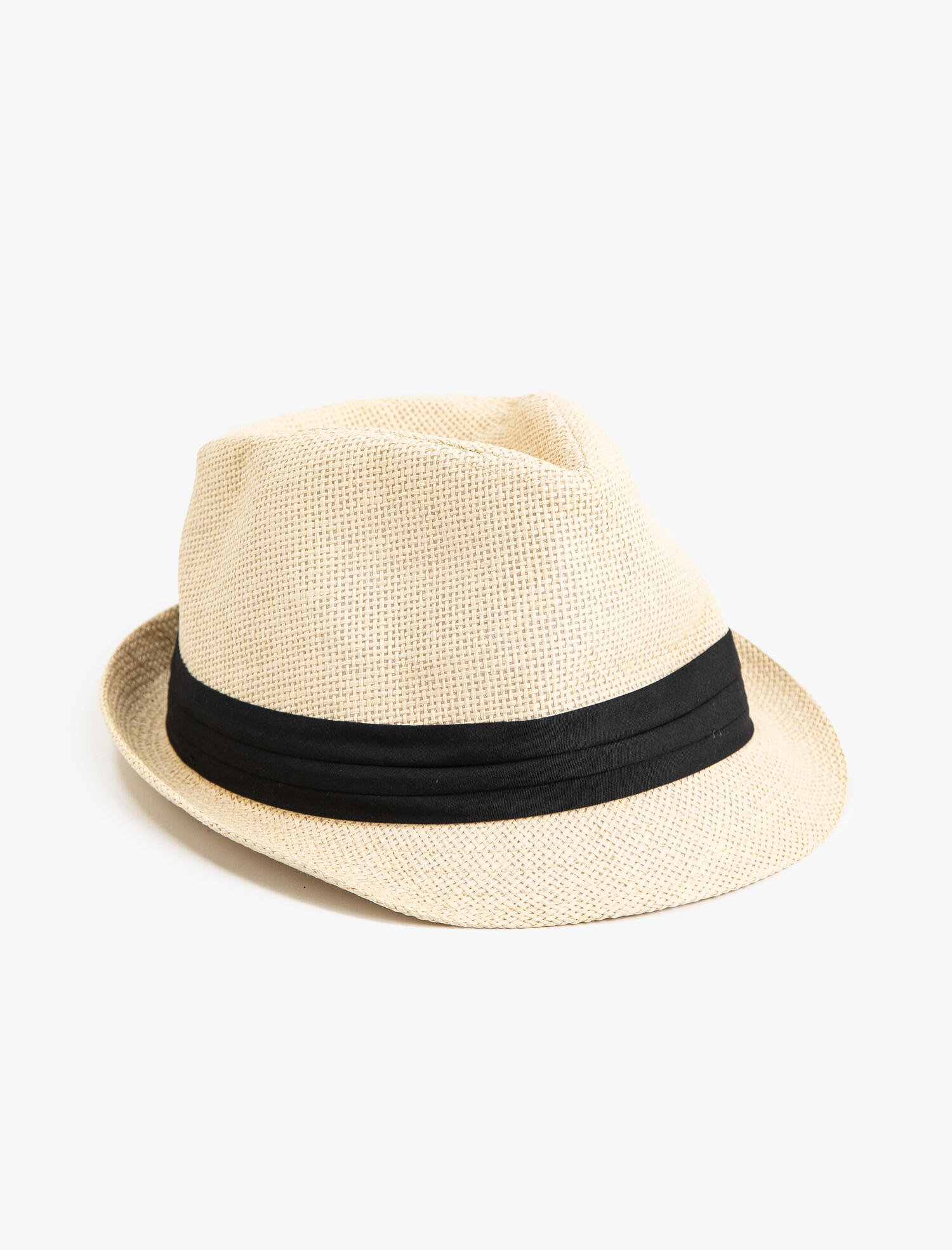 کلاه ساحلی مردانه حصیری سفید کوتون Koton